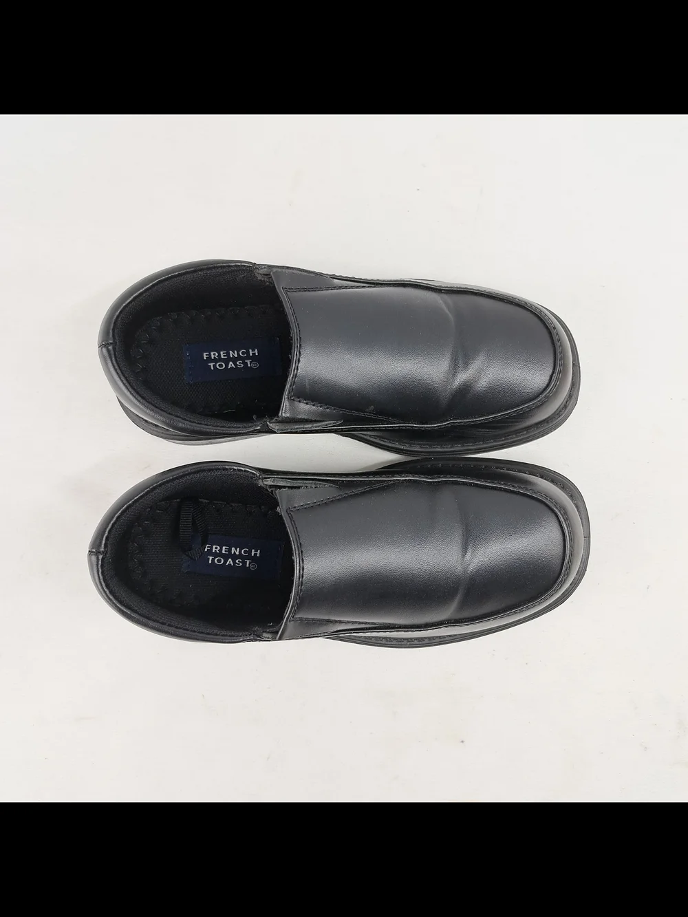 French Toast Boys Black Slip On Dress Shoes Loafers School Uniform Formal
